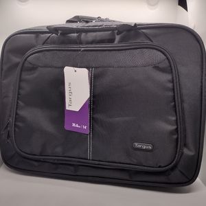 Targus 14" Intellect Slipcase - TBT260 Black Nylon Zippered NWT